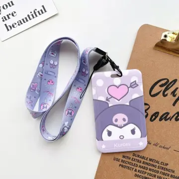 Kawaii Cinnamorroll ID Card Holder Cute Sanrio Cartoon Bus Card Cover Case  Photo Display Women Backpack Decoration