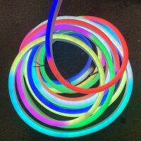 DC 12V/24V 5050 Full Color LED Neon Rope WS2811 Waterproof IP67 Programmable Addressable LED Strip Light Silica Gel Tape Lamp