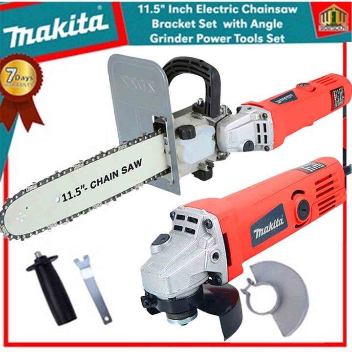 Makit a Chainsaw 11.5" Angle Grinder Chainsaw Adapter Grinder With