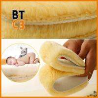 BTC3 1 Pair Men Women Soft Boots Fleece Pads Thermal Wool Warm Insoles Shoes Insert