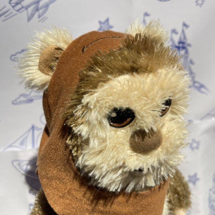 ตัวเล็ก-25-cm-ตุ๊กตาหมี-สตาร์วอ-star-wars-ewok-บิ้วอะแบร์-build-a-bear-workshop-มือสองสภาพดีมากo