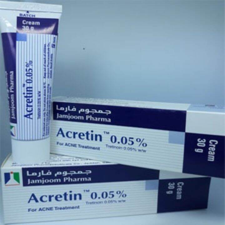 Acretin Cream .05 Tretinoin for Acne Treatment 30g (Expiration Date 4/2024) Lazada PH