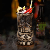 Funny Hawaii tiki mug Ceramics Beer Beverage mugs Porcelain Shot glasses cups vodka Wine cocktail coffee bar Tool tumbler gifts