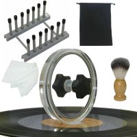 ✢ Label Saver Record Cleaner Album LP Vinyl Clean Protector Clamp Care Clip Kit 4 In 1