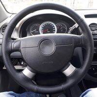 Custom Steering Wheel Cover For Buick Excelle Daewoo Gentra Lacetti Ravon Nexia R3 Leather Braid For Steering Wheel DIY Sewing Steering Wheels Accesso