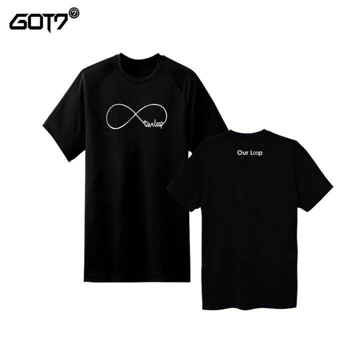 พร้อมส่ง-เสื้อยืดคอน-got7-love-loop-in-japan-llสีดำ-ขาว-s-xxlผ้าฝ้ายแท้-เสื้อยืดผู้ชายt-shirtเสื้อยืด-เสื้อเบลาส์