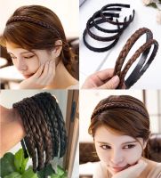 คาดผมเปีย โครงไฟเบอร์ เหนียว ทน คาดผมประดับ ผมเปีย Fashion women twist hairbands มี 3 ขนาด