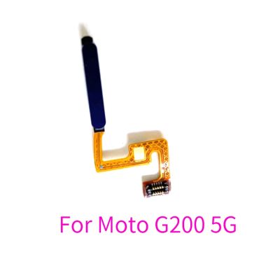 สําหรับ Motorola Moto G200 5G เครื่องอ่านลายนิ้วมือเซ็นเซอร์ Touch ID Home Button Key Switch Flex Cable