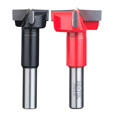 Tideway 1pc Woodworking Forstner Gang Drill Bits Alloy Hole Opener 70mm Total Length Router Bit for Wood Carbide Row Drill Head