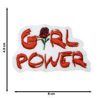 JPatch - (Girl Power) วลี คำคม คำพูด ปลุกพลังผู้หญิงให้ตื่นอย่างแข็งแกร่ง ตัวรีดติดเสื้อ อาร์มรีด อาร์มปัก มีกาวในตัว การ์ตูนสุดน่ารัก งาน DIY Embroidered Iron/Sew on Patches