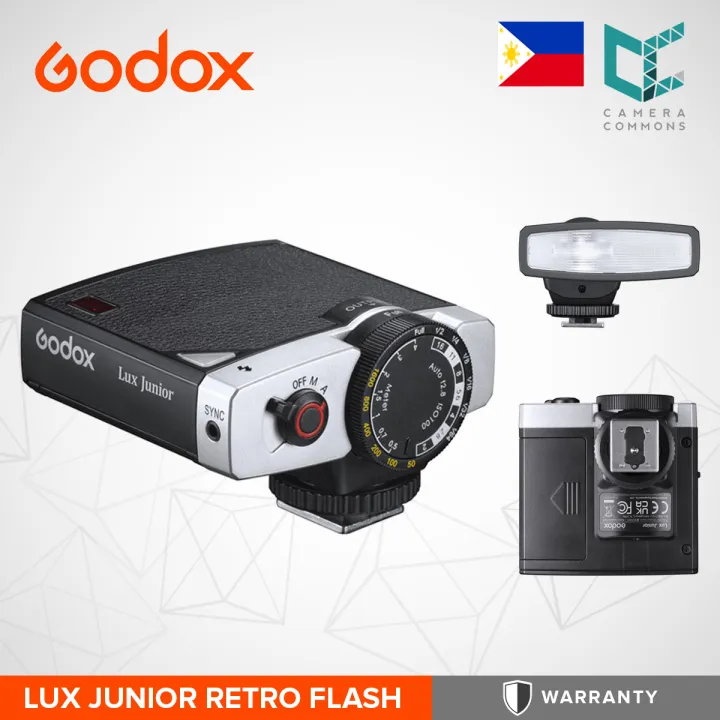 Godox Lux Junior Retro Camera Flash Mini Handy | Lazada PH