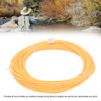 100FT Fly Fishing Line Orange Orange สวมทน PVC Nylon Weight Forward Floating Line Fly Lines for Fly Fishing