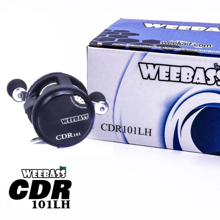 อุปกรณ์ตกปลา-weebass-รอก-รุ่น-cdr-101-หมุนซ้าย-รอกตกปลา-รอกเบททรงกลม