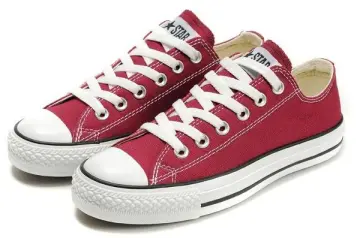 All star rouge basse hot sale