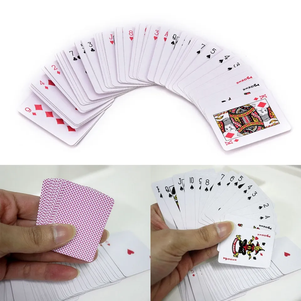 Playing Poker Cards Portable Mini Small Poker Interesting Playing