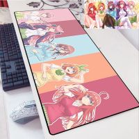 2023 Anime The Quintessential Quintuplets Nakano Miku Mouse Pad Nakano Nino Mousepad Rubber Lock Edge