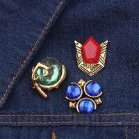 【DT】hot！ The of Spiritual Stones Metal Pin Badge Chespin Brooch Costume Accessories Ornament for Kids