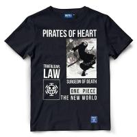 เสื้อยืดวันพีช One piece Law OP-702-BK Law