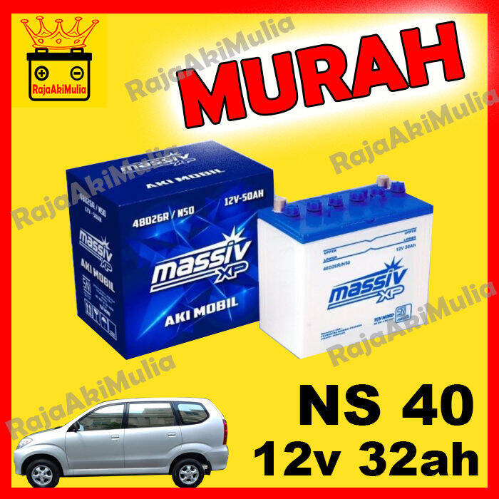 AKI MOBIL TOYOTA AVANZA MASSIV XP NS40AKI BASAH | Lazada Indonesia