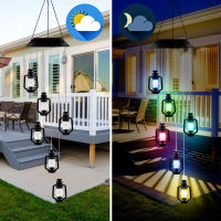 Wind Chime Solar Butterfly Star And Moon Wind Chime Lamp LED Garden Atmosphere Decorative Light Outdoor Waterproof Holiday Light