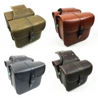 Pair Universal Motorcycle Saddlebag Large Capacity Motorbike Side Bags Storage Tool Pouch