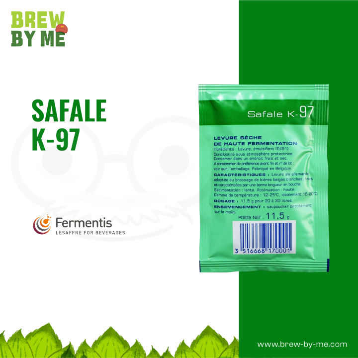 ยีสต์ทำเบียร์ SafAle™ K-97 – Fermentis #Homebrew
