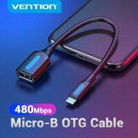 Vention M Icro USB เพื่อ OTG เคเบิ้ลชาย M Icro USB หญิงเชื่อมต่อ USB OTG อะแดปเตอร์เคเบิ้ลสำหรับ LG ซัมซุง Vivo OPPO หัวเว่ย XiaoMi โทรศัพท์ Android M Icro USB 2.0 OTG สายเคเบิลข้อมูลอะแดปเตอร์