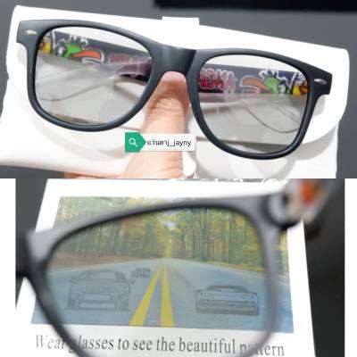 แว่นขับรถ แว่นขับรถกลางวัน แว่นขับรถโพลาไรซ์ ผู้ชาย เลนส์โพลาไรซ์ +เลนส์โฟโตโครมิก (เลนส์ปรับแสงอัตโนมัติ) A56