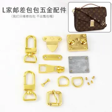 Suitable for LV Three-in-One Bag Chain Accessories Buckle Hardware  Accessories Replacement Repair Metal Snap Button Base
