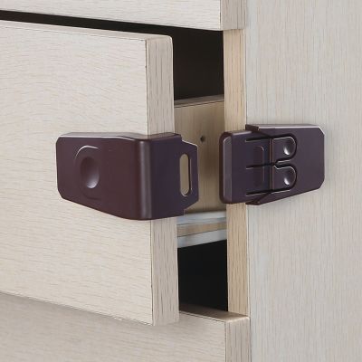 ◎ 1pc Multifunctional Corner Drawer Lock for Children Kids Safety Protection Baby Right-angled Safety Drawers Locks BPA Free