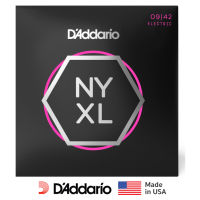 DAddario® สายกีตาร์ไฟฟ้า เบอร์ 9 แบบนิกเกิล ซีรีย์ NYXL ของแท้ 100% รุ่น NYXL0942 (Super Light, 09-42) ** Made in USA **