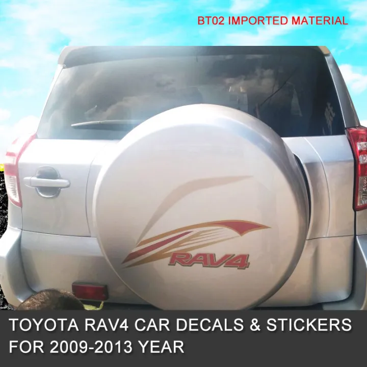 Fit for Toyota RAV4 special spare tire cover sticker RAV4 spare tire