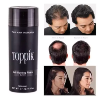 ? ผงไฟเบอร์ เพิ่มผมหนา เก็บเงินปลายทางได้? Toppik Hair Building Fiber ปิดผมบางหัวล้านผมบาง ผลิตใหม่ 27.5กรัม