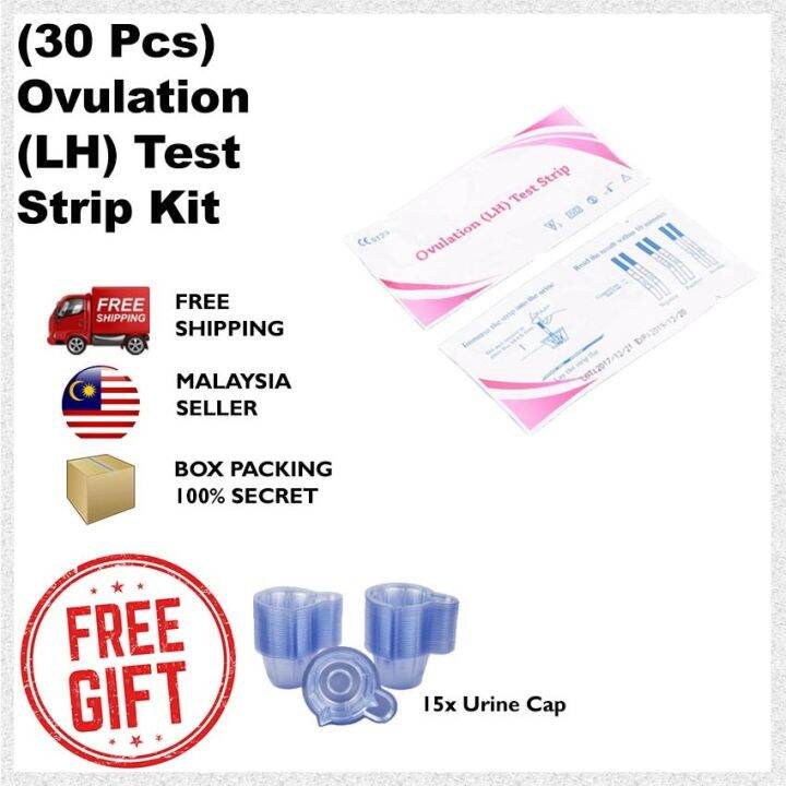 (30pcs) Ovulation (LH) Test Strip Kit xxxORxxx HCG Pregnancy Urine Lazada