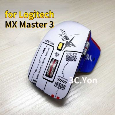 สติกเกอร์เทป กันลื่น กันเหงื่อ ผิวด้าน ลายการ์ตูน Logitech MX Master 3 สําหรับติดตกแต่งเมาส์เล่นเกม