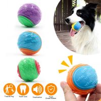 Dogs Interactive Soft TPR for Dog Teeth Cleaning Bite Resistance Squeaky