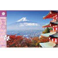 Jigsaw Puzzle ตัวต่อจิ๊กซอว์ 500 ชิ้น T018 Landscapes วิวธรรมชาติ Fuji Mountain Japan รูปภูเขาไฟฟูจิ ประเทศญี่ปุ่น MagicLand6