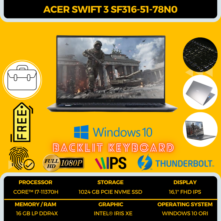 acer swift 3 sf316 51 78n0