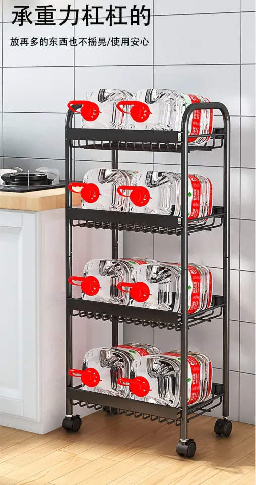 Kitchen Storage Rack Household Storage Article Storage Shelf Floor Multi  Layer Products Complete Collection Trolley