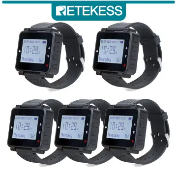 Retekess T128 Watch Receiver Wireless Pager 433.92MHz For Waiter Calling  System Restaurant Equipment Office Cafe - Price history & Review |  AliExpress Seller - retekess Official Store | Alitools.io