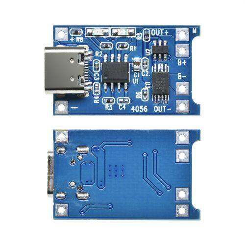 pcbfun-1-5-10ชิ้น5v-type-c-ไมโคร-usb-18650-tc4056a-โมดูลที่ชาร์จแบตเตอรี่ลิเธียมพร้อม-tp4056ป้องกันฟังก์ชั่นคู่