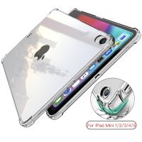 （A LOVABLE）สำหรับ iPad Mini 2019 Mini 5 4 3 7.9นิ้วกรณี TPU ซิลิคอนใสบางปกคลุมสำหรับ iPad Mini 2 Mini4 Mini5 7.9 39; 39; C Oque Capa F Unda