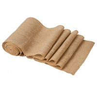 Table Runner 10 M X 30 cm Jute Table Runner Linen Jute Fabric, Table Decoration Wedding