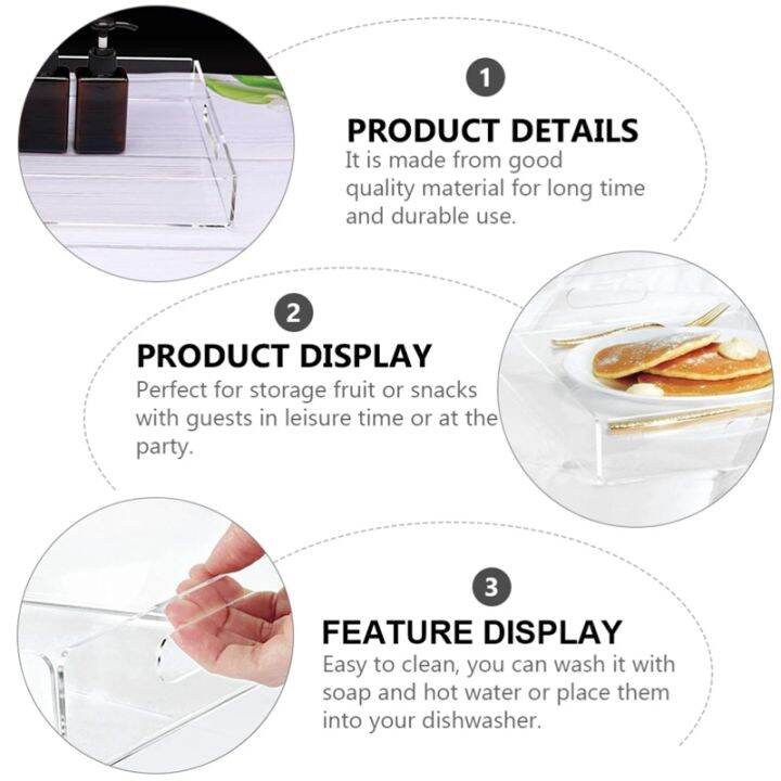 transparent-acrylic-tray-acrylic-snack-plate-multifunctional-storage-plate-bathroom-towel-tray