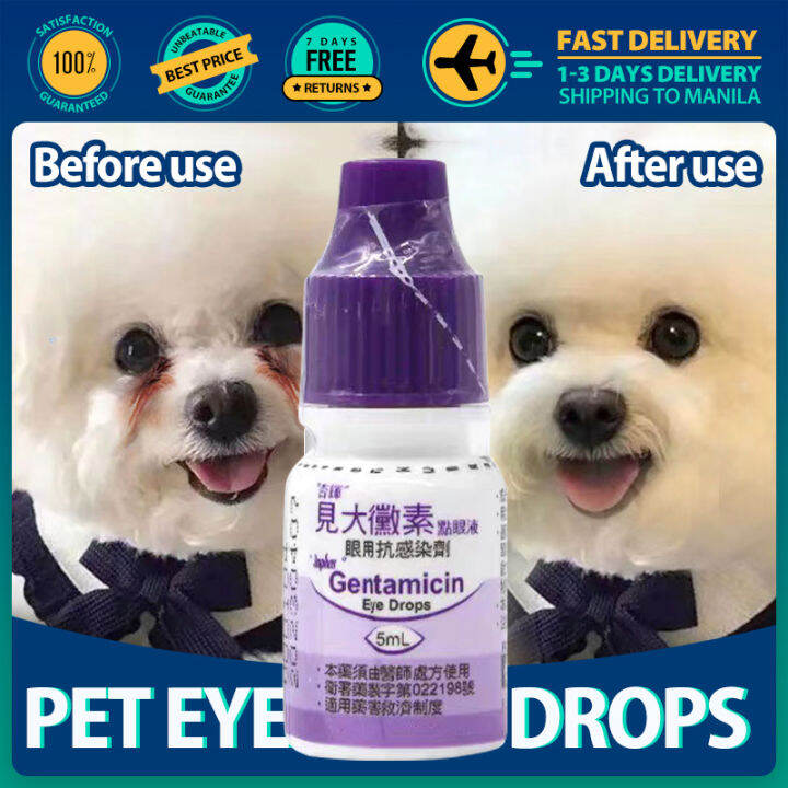 Pets Eye Drops For Cats and Dogs and Eye Infection Better than