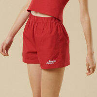 Leisure Shorts (Red) - กางเกงเอวยางยืดสีแดง