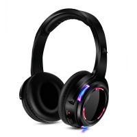 Professional Led Flashing Light Silent Disco Wireless Headphones- RF Wireless Headset for Quiet Party DJ Clubbing Party