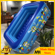 Bể bơi 3 tầng hình chữ nhật cho trẻ em và người lớn vui chơi