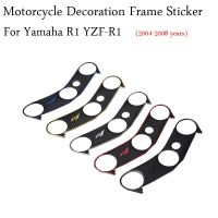 2004 Motorcycle 3D Decal Sticker Pad Triple Tree Top Triple Clamp Upper Front End Waterproof Stickers For Yamaha YZF R1 YZF-R1