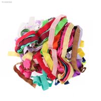 ▥✟ 15 Pcs Present Ribbon Knitting Elastic Sewing Band Fold Elastics Stretch Hair Ties Ribbons Crafts Baby Girl